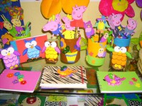 Material para el colegio decorado